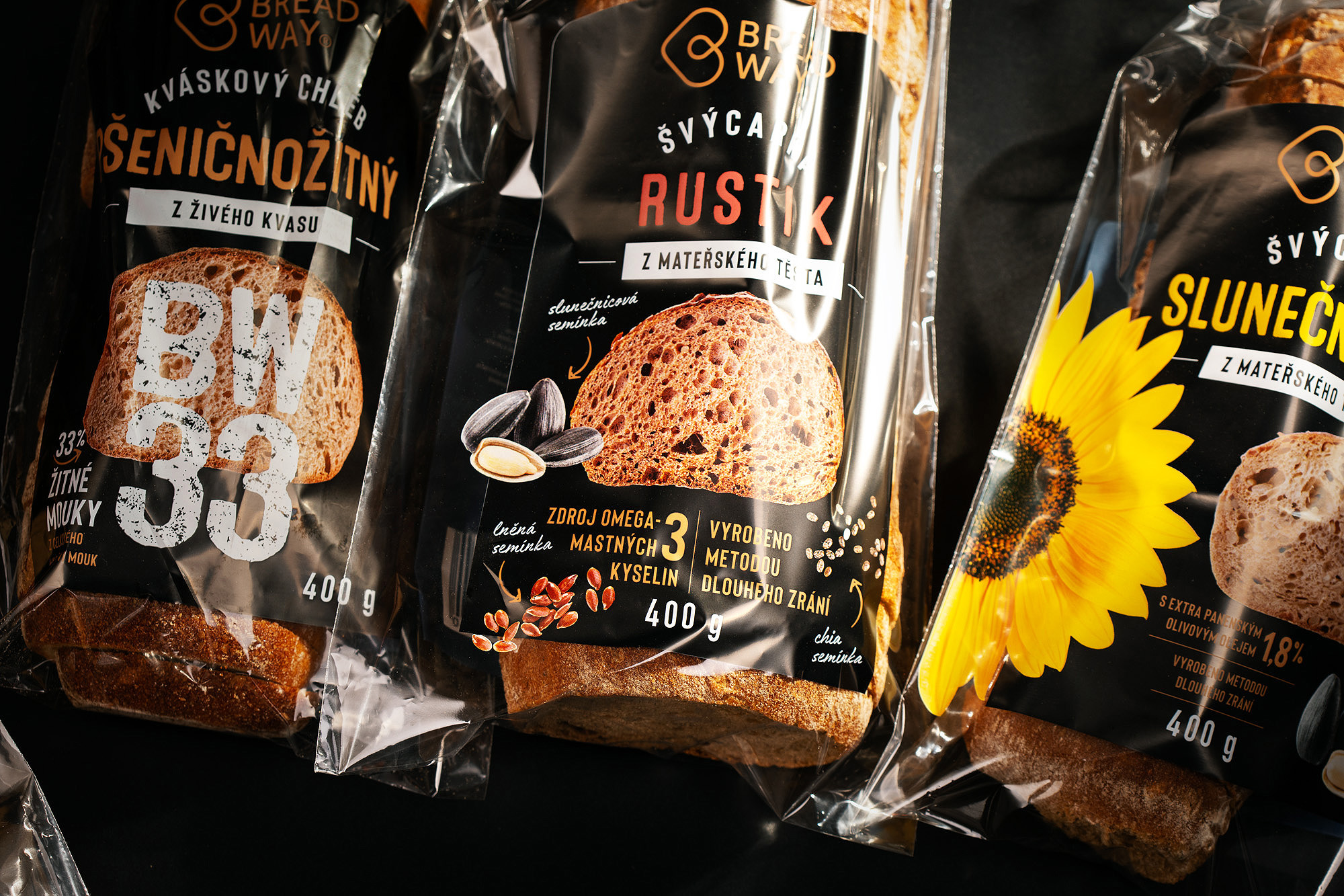 BREADWAY kvaskovy chlieb pecivo kvasok packaging