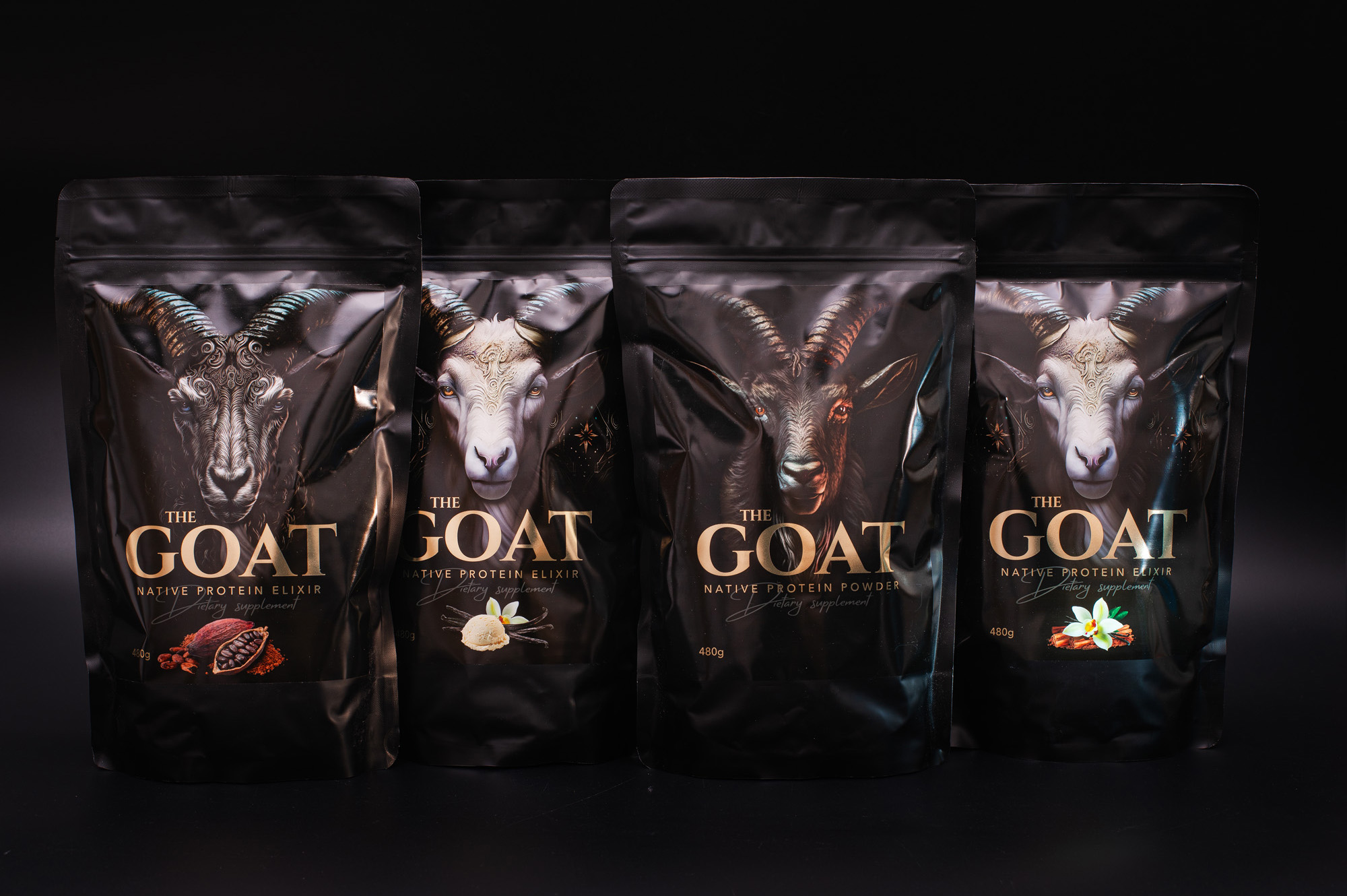 AdamRAW goat protein packaging diet suplement koza