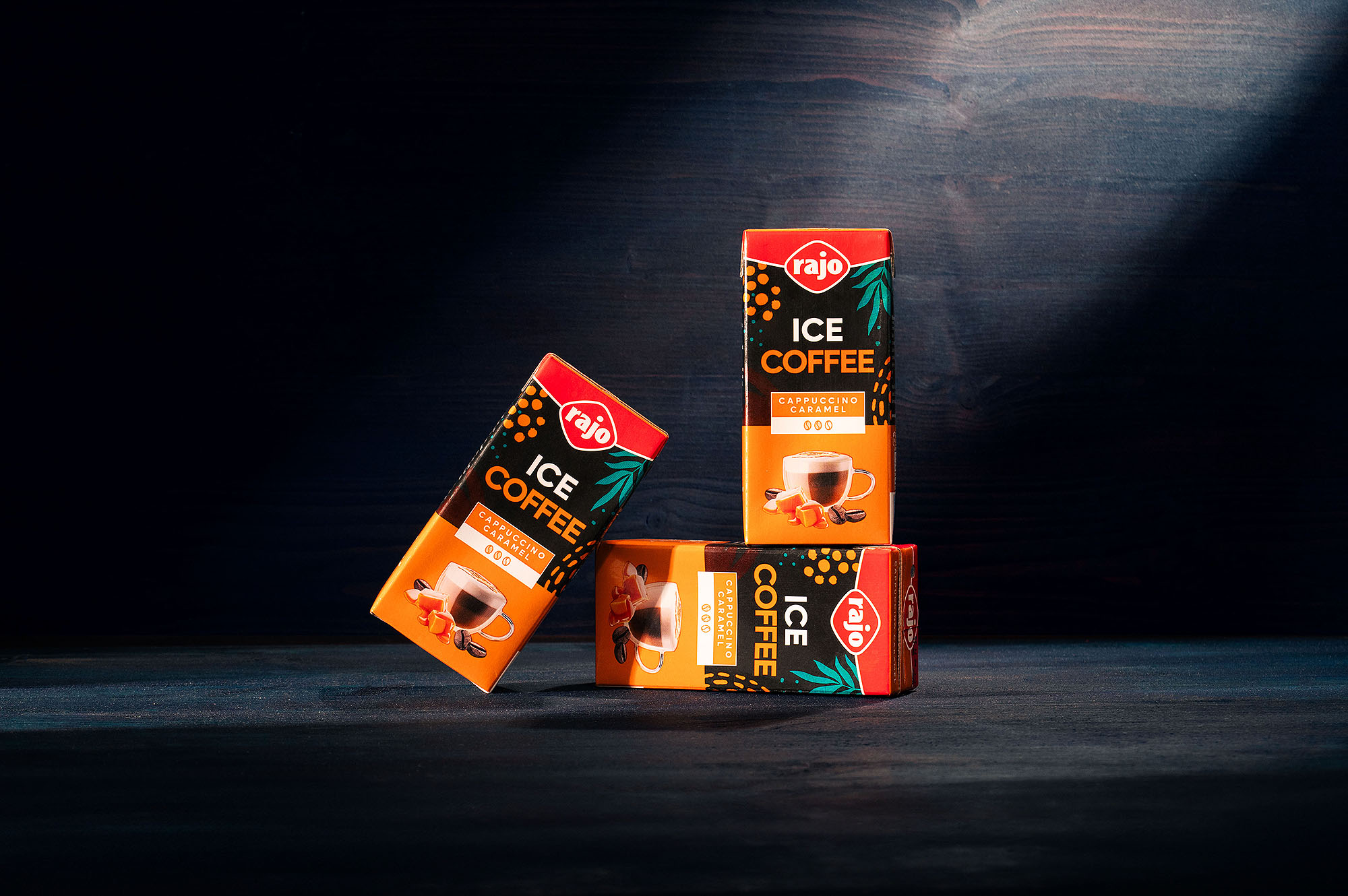 rajo ice coffee packaging