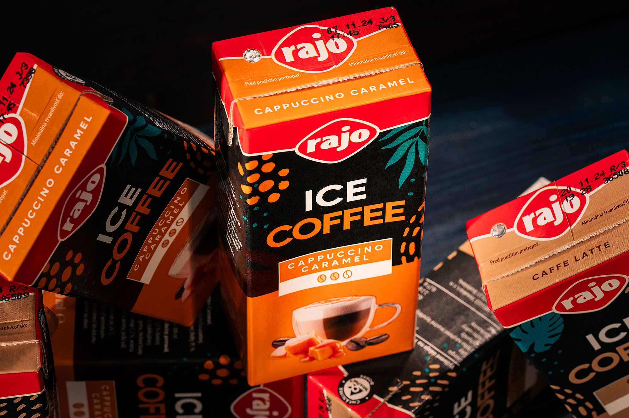 rajo ice coffee packaging